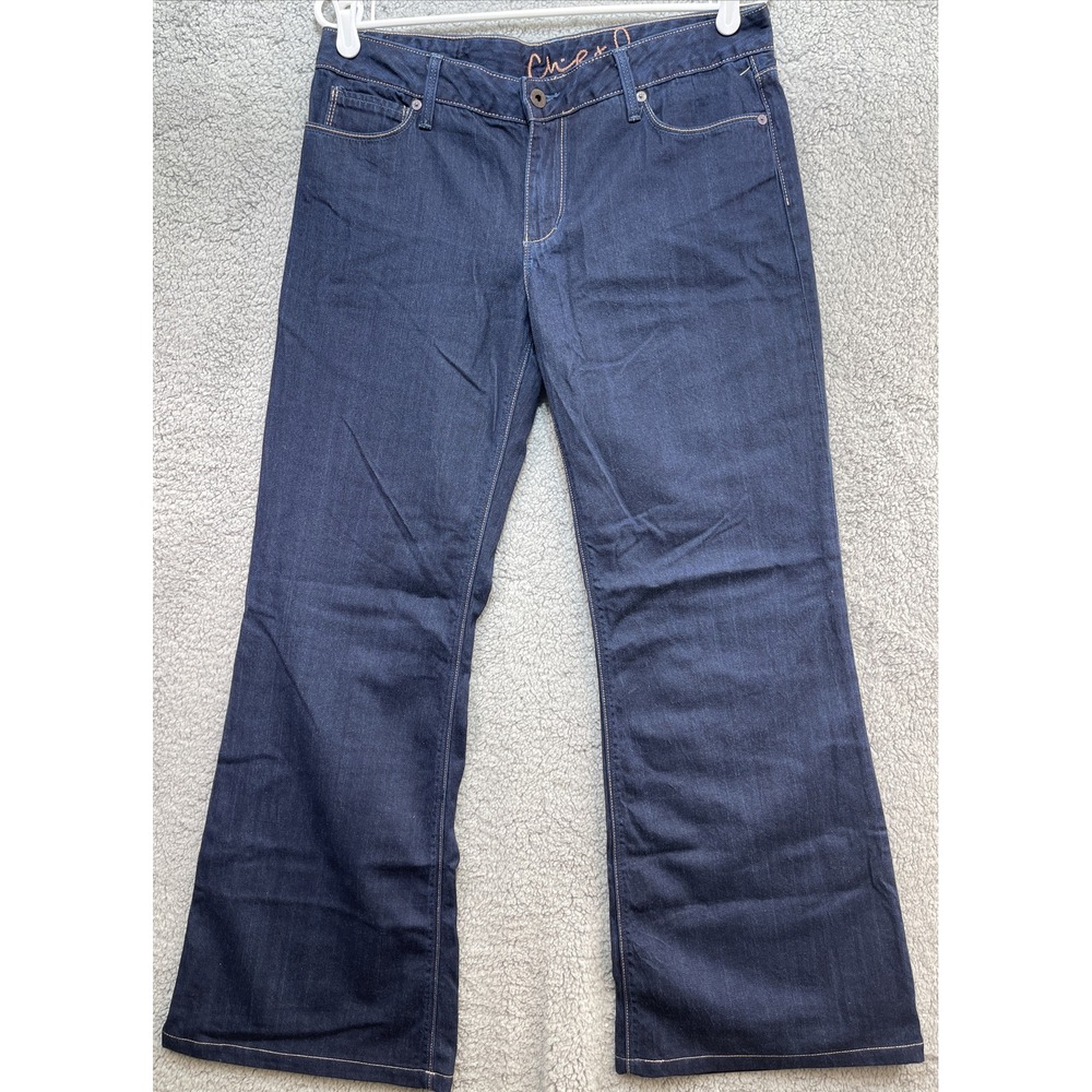 Chip & Pepper Jeans Womens Size 30 straight leg Denim Blue Dark Wash